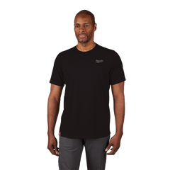 Milwaukee - Hybrid Work Tee Short Sleeve Black - L | 603BL