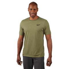 Milwaukee - Hybrid Work Tee Short Sleeve Green - S | 603GNS