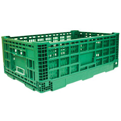 Richmond Rolling Solutions - 40L Collapsible Vented Crate Green | 326FMC040GRE