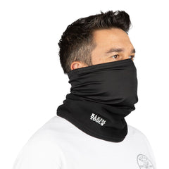 NECK AND FACE WARMING HALF-BAND BLACK | A-60466