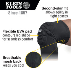 LIGHTWEIGHT KNEE PAD SLEEVES L/XL | A-60592
