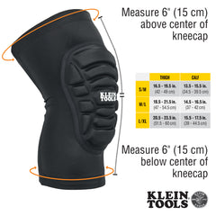 LIGHTWEIGHT KNEE PAD SLEEVES M/L | A-60492