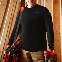 Milwaukee - Hybrid Work Tee Long Sleeve Black - M | 604BM