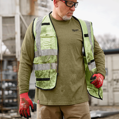 Milwaukee - Hybrid Work Tee Long Sleeve Green - S | 604GNS