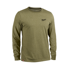 Milwaukee - Hybrid Work Tee Long Sleeve Green - M | 604GNM