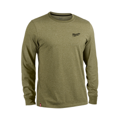 Milwaukee - Hybrid Work Tee Long Sleeve Green - S | 604GNS