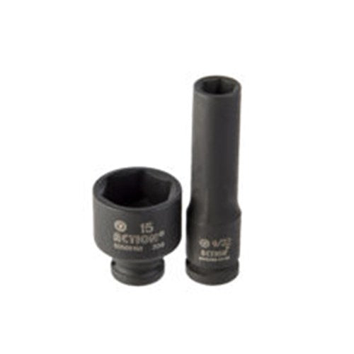 Action 10mm 1/4" Drive 6-point Metric Deep Impact Socket
