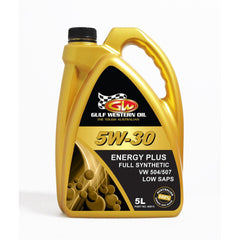 Gulf Western - Energy Plus 5W-30 Vw504/507 Bmw-04 Acea C3 5lt | 60513