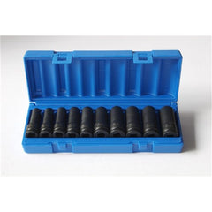 Action - 10 Pieces 1/2 Drive 6-Point Metric Deep Socket Set | 605221003