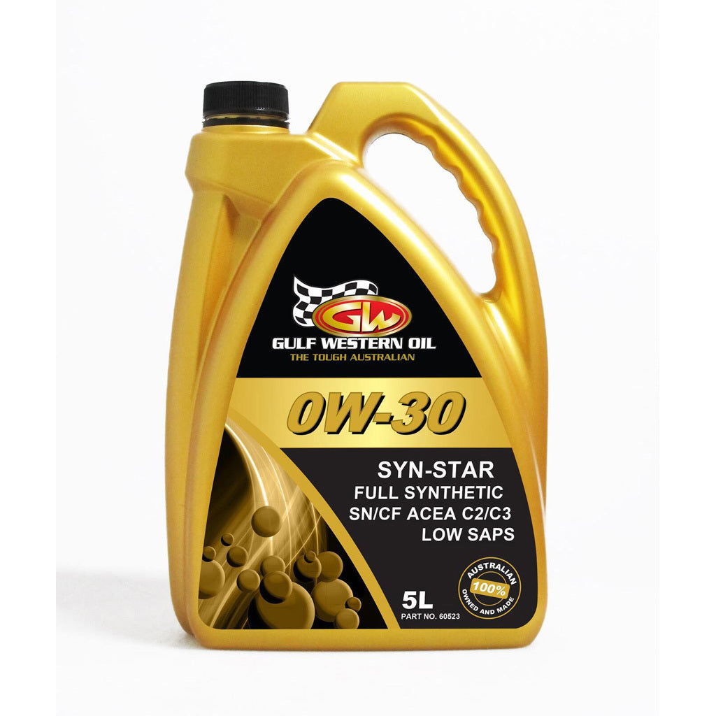 Gulf Western - Syn-Star Full Syn 0W-30 SN/CF 5lt | 60523