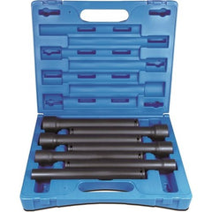 Action - 7 Pieces 1/2 Drive 6-Point Metric Extra Long Tube Socket Set | 605290701