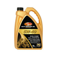 Gulf Western - Syn-X 5000 5W-40 Full Syn SP/CF A3/B4 5L | 60537