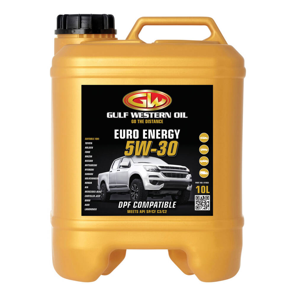 Gulf Western - Euro Energy Full Syn 5W-30 Acea C3 SP/CF 10L | 61002