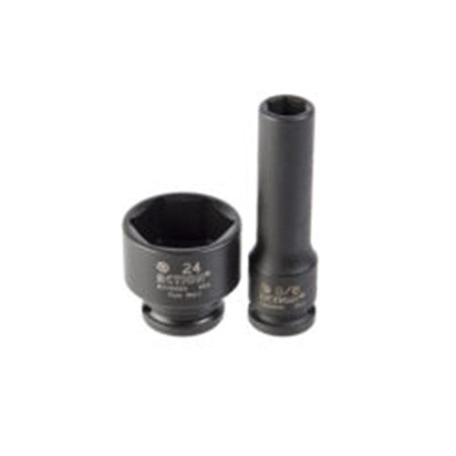 Action 16mm 3/8" Drive 6-point Metric Standard Impact Socket