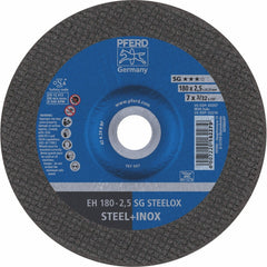 PFERD - Cut-Off Wheel Premium - Raised Hub - EH 180-2.5 SG STEEL/INOX | 61323223 25