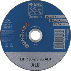PFERD - Flat Cut-Off Wheel PREMIUM - ALUMINIUM EHT 180-2.9 A 24 N SG-ALU | 61326323 25