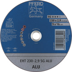 PFERD - Flat Cut-Off Wheel PREMIUM - ALUMINIUM EHT 230-2.9 A 24 N SG-ALU | 61328323 25