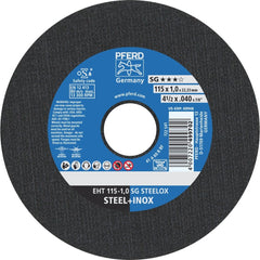 PFERD - Cut-Off Wheel ULTRA-THIN PREMIUM (4 1/2") 115mm x 1.0mm INOX Stainless Steel | 61340412 1