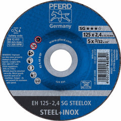 PFERD - Cut-Off Wheel Premium - Raised Hub - INOX EH 125-2.4 A 46 R SG-INOX | 61341222 1