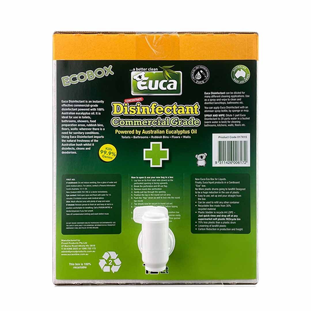 Euca - DISINFECTANT EUCALYPTUS 99% GERMS 12L CASK | 614X