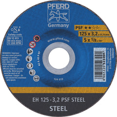PFERD - Cut-Off Wheel GP - Raised Hub - STEEL EH 125-3.2 A 46 P PSF | 61720226 1