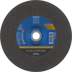 PFERD - Cut-Off Wheel GP - Raised Hub - STEEL EH 230-3.0 A 24 P PSF | 61724222 25