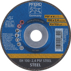 PFERD - Cut-Off Wheel GP - Raised Hub - STEEL EH 100-2.4 A 46 P PSF | 61739116 25