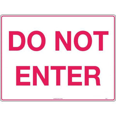 Uniform Safety Signs - 600x400mm - Metal - Do Not Enter | 617LM