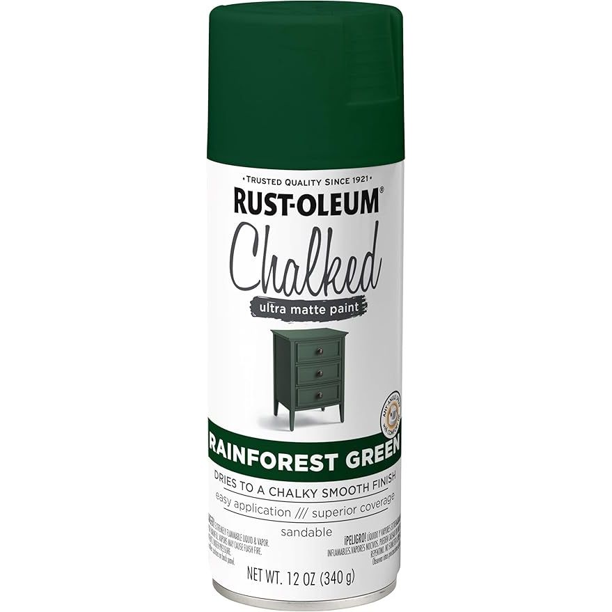Rust-Oleum - Chalked Paint Rainforest Green - Quart 887ml