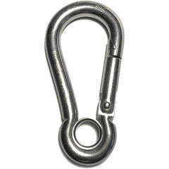 Hobsons - 10 x 100 - Hook Spring & eye - 316 Stainless - A4 | HHK16SE-10