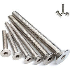 BBI - M8-1.25x120mm.(Ft) - Flat Socket Cap Screw Stainless A2 (18-8) | 407142