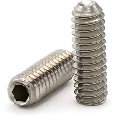 BBI - 1/4"-20x1/2" - Imperial 316 Grub (socket Set) Screw Cup Point UNC | 104099