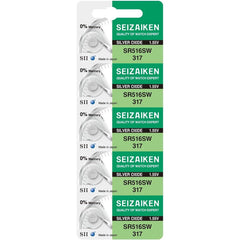 Powercell - Seizaiken 1.55V 12.5mAh Silver Oxide Button Cell Battery - GP317 | SR516SWC5