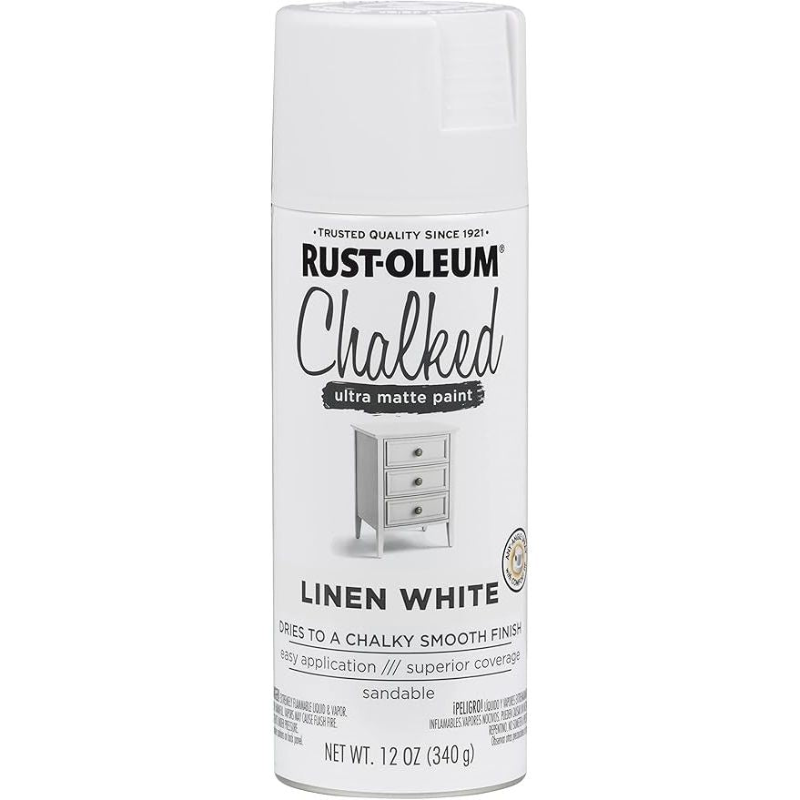 Rust-Oleum - Chalked Paint Linen White - Spray 340g