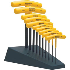 Bondhus - Set 10 HEX T-Hdl Grad 3/32-3/8" W/Stand | BD13390