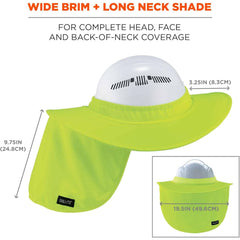 Ergodyne - Chill-Its Hard Hat, Brim lime | ER12640