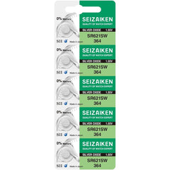 Powercell - Seizaiken 1.55V 23mAh Silver Oxide Button Cell Battery - GP364 | SR621SWC5