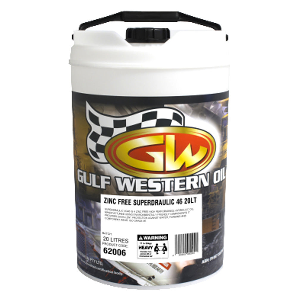 Gulf Western - Superdraulic® Zinc Free 46 20L | 62006