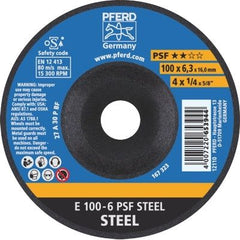 PFERD - Grinding Wheel GP Depressed Centre - STEEL - 100mm | 62010634 25