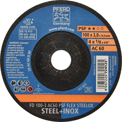 PFERD - AC Blending Wheel - GP INOX / STEEL x2 Pads with each Box FD 100-3 AC 60 H PSF-FLEX | 62051060 20
