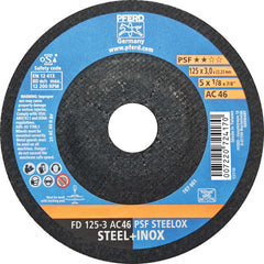 PFERD - AC Blending Wheel - GP INOX / STEEL x2 Pads with each Box FD 125-3 AC 46 H PSF-FLEX | 62051246 25