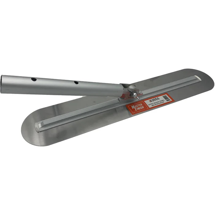 AG Pulie - S/STEEL WALKING TROWEL 600 x 120mm W/ALUM RIB | 620SS