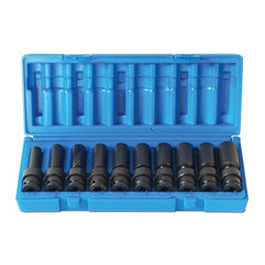 Action - 10 Piece 3/8 Drive Universal 6-Point Metric Deep Socket Set | 623111001