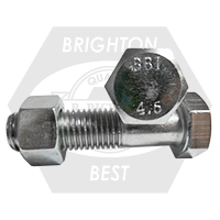 Brighton Best - M24-3.00x140 MM (PT) - Hex Head Bolt / Nut - Zinc | 624639