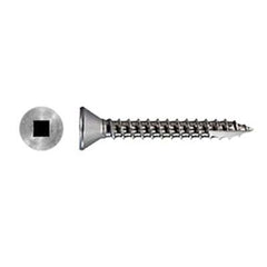 Bremick - Type 17 Screw Countersunk Rib Square Drive SS304 12-11 x 65mm (Box of 500)
