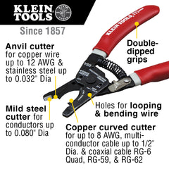 Klein Tools - CABLE CUTTER HAND OPERATED MULTI CABLE | A-63020