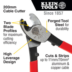 Klein Tools - 210MM CABLE CUTTER | A-63217