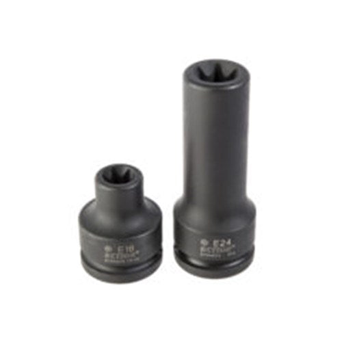 Action E4 1/4" Drive 6-point E-torx Thin Wall Impact Socket