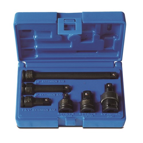 Action 6 Pc 3/8 Drive Accessory Set Adapter & Extensions