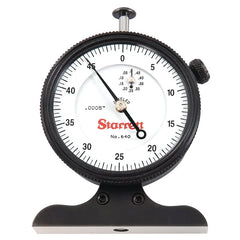 Starrett - Dial Depth Gage 0-1/2in Range .0005in Grad 0-50 Dial Case | 640JZ